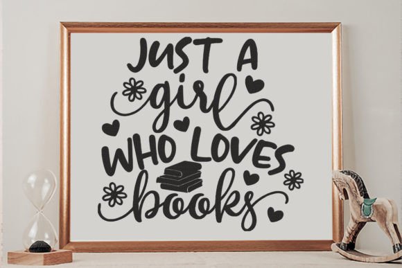 Just a Girl Who Loves Books Embroidery Design Review