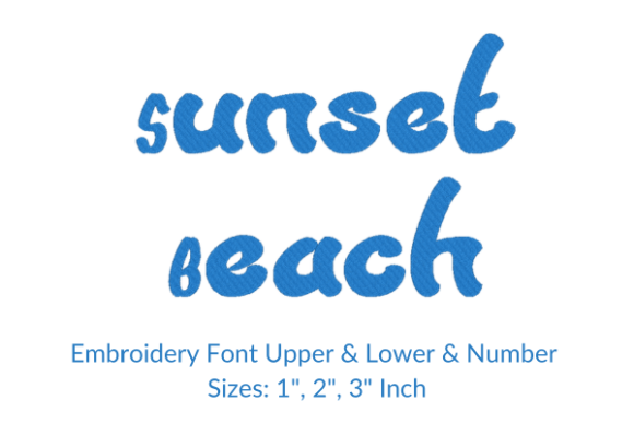 Sunset Beach Font Embroidery Design: My Hands-On Review