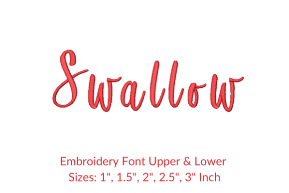 Swallow Font Embroidery Design: A Designer’s Review