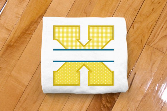 Varsity Letter X Split Applique Review for Business
