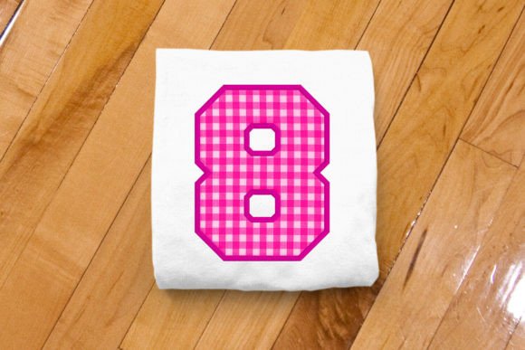 Varsity Number 8 Applique Embroidery Review
